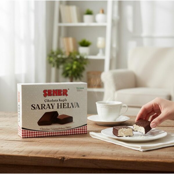 Şener Saray Helvası 215 Gr Çikolata Kaplı