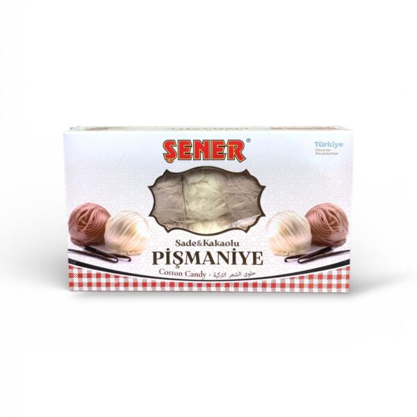 Şener Pişmaniye Kakaolu&Vanilya Aromalı 180 Gr