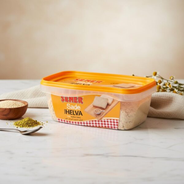 Şener Helva 300 Gr Sade Plastik Kutu-Şh0049