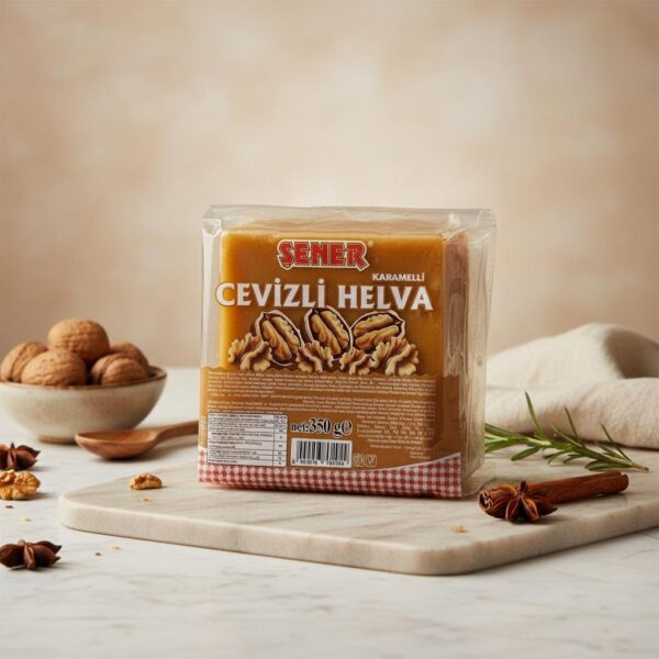 Şener Helva 350 Gr Cevizli Karamelli Mevsim Vakum Amb.