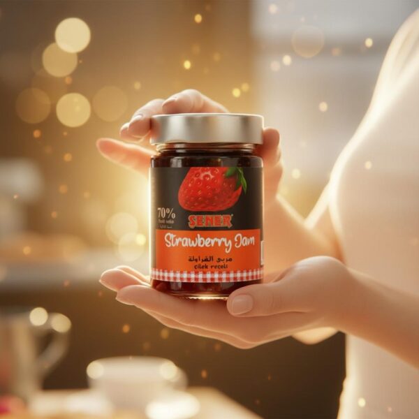 Şener Premium Reçel 400 Gr Çilek %70 Meyve