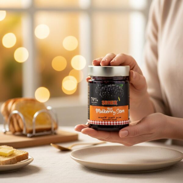 Şener Premium Reçel 400 Gr Karadut %70 Meyve