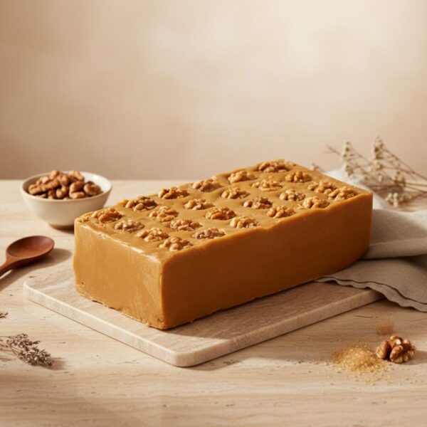 Şener Yazlık Helva Exstra Cevizli Karamelli 5 Kg Blok