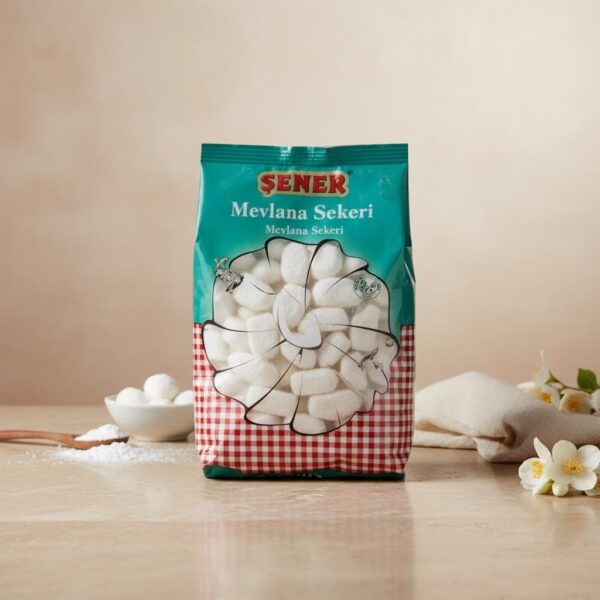 Şener Mevlana Şekeri 400 Gr Elvan Sade Poşet