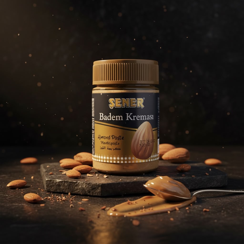 badem kreması Şener badem kreması 330 gr - Görsel 1
